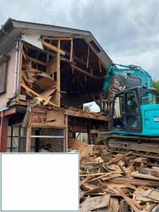 千葉県印西市,木造二階建て解体工事
